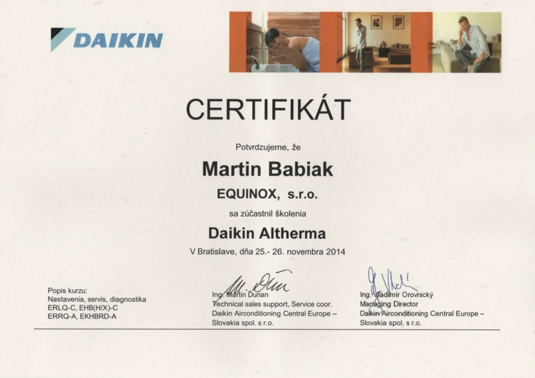 Školenie Daikin