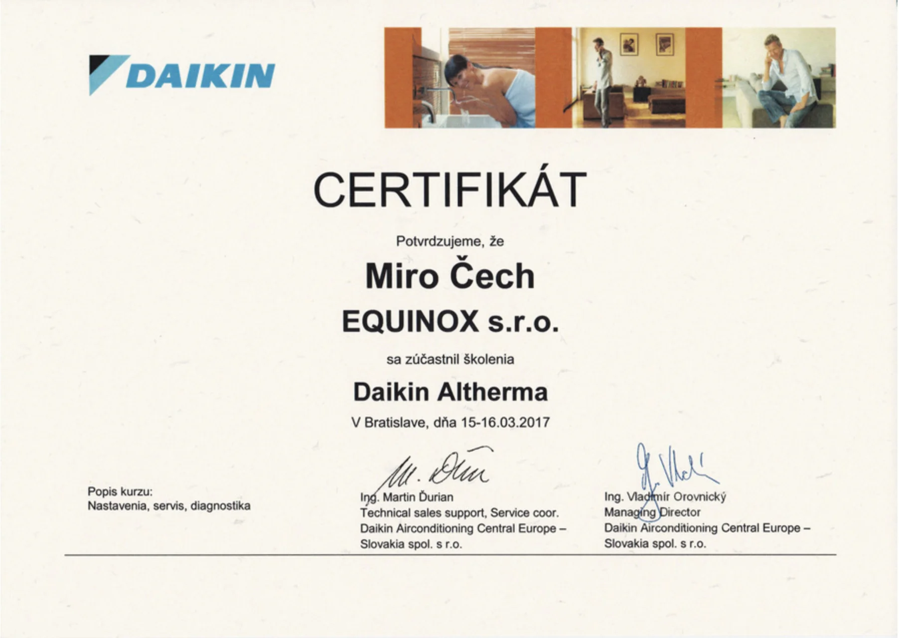 Školenie Daikin