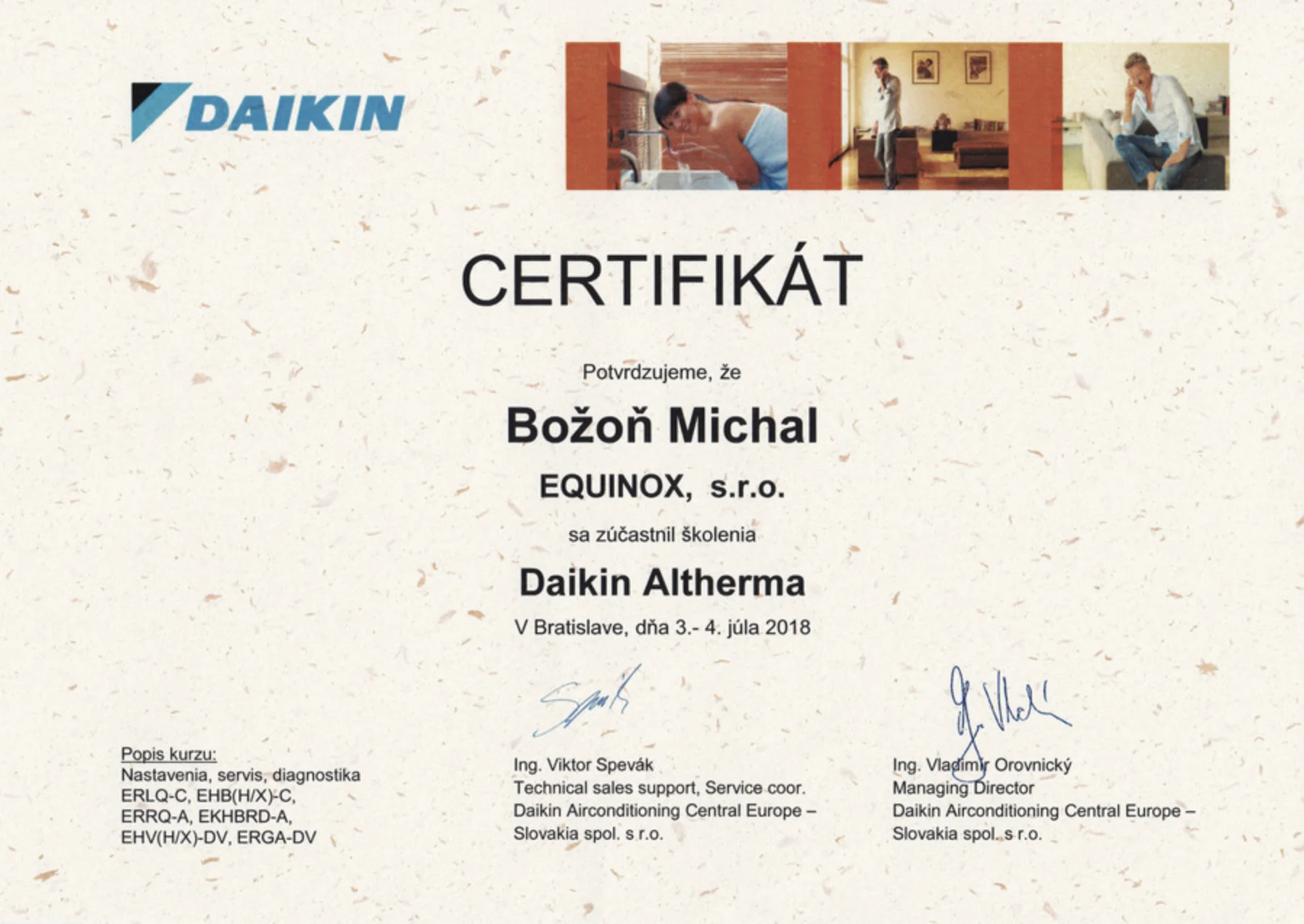 Školenie Daikin