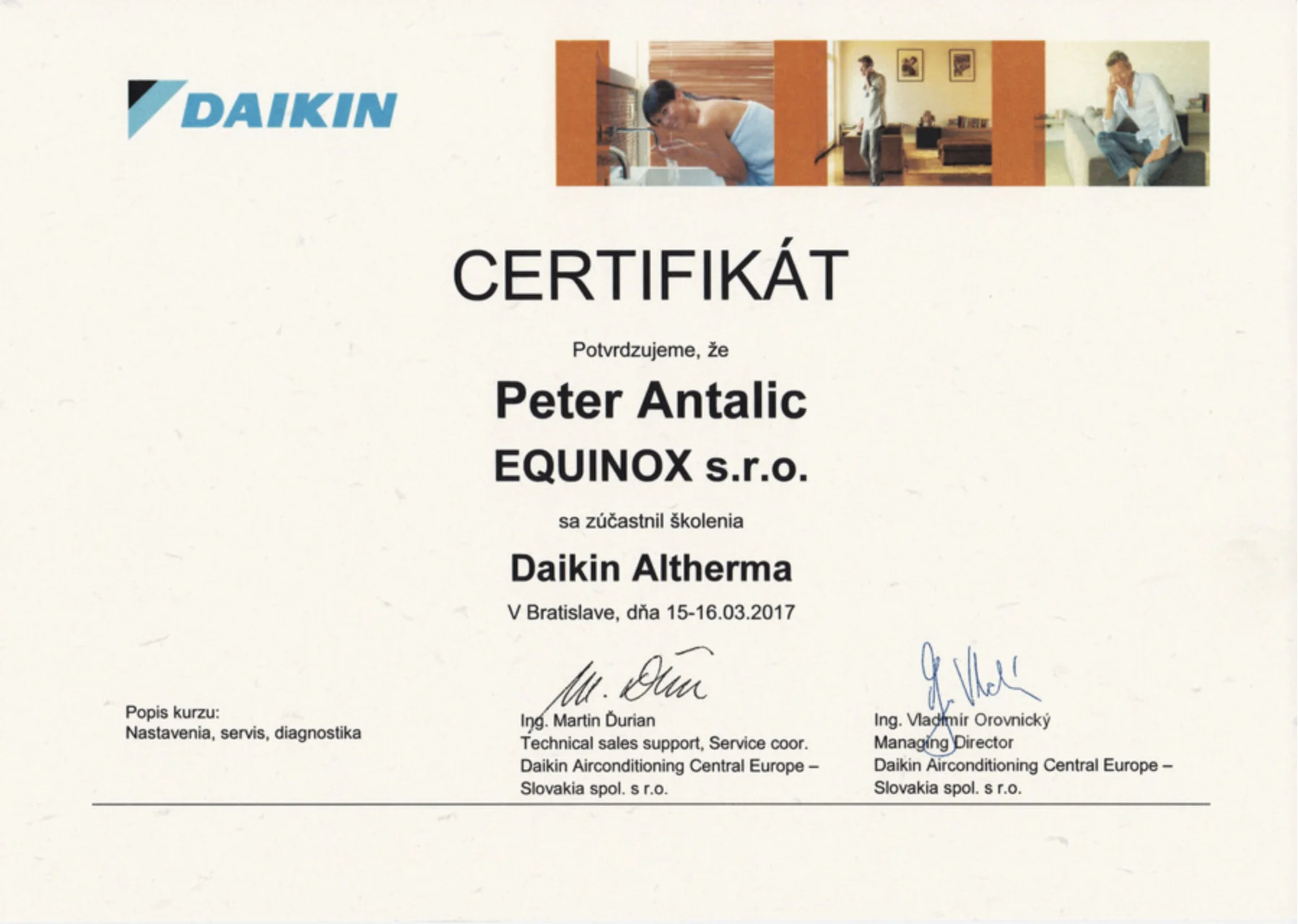 Školenie Daikin