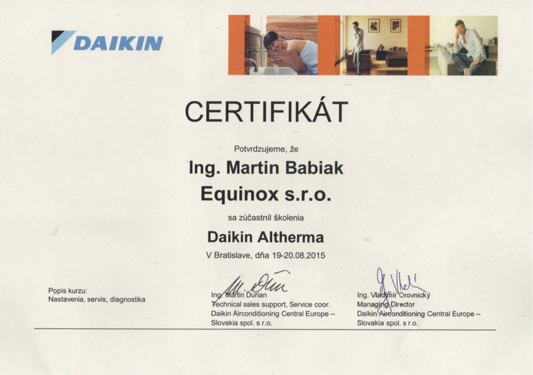 Školenie Daikin