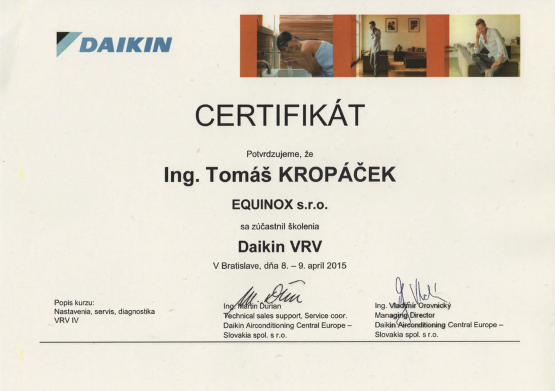 Školenie Daikin
