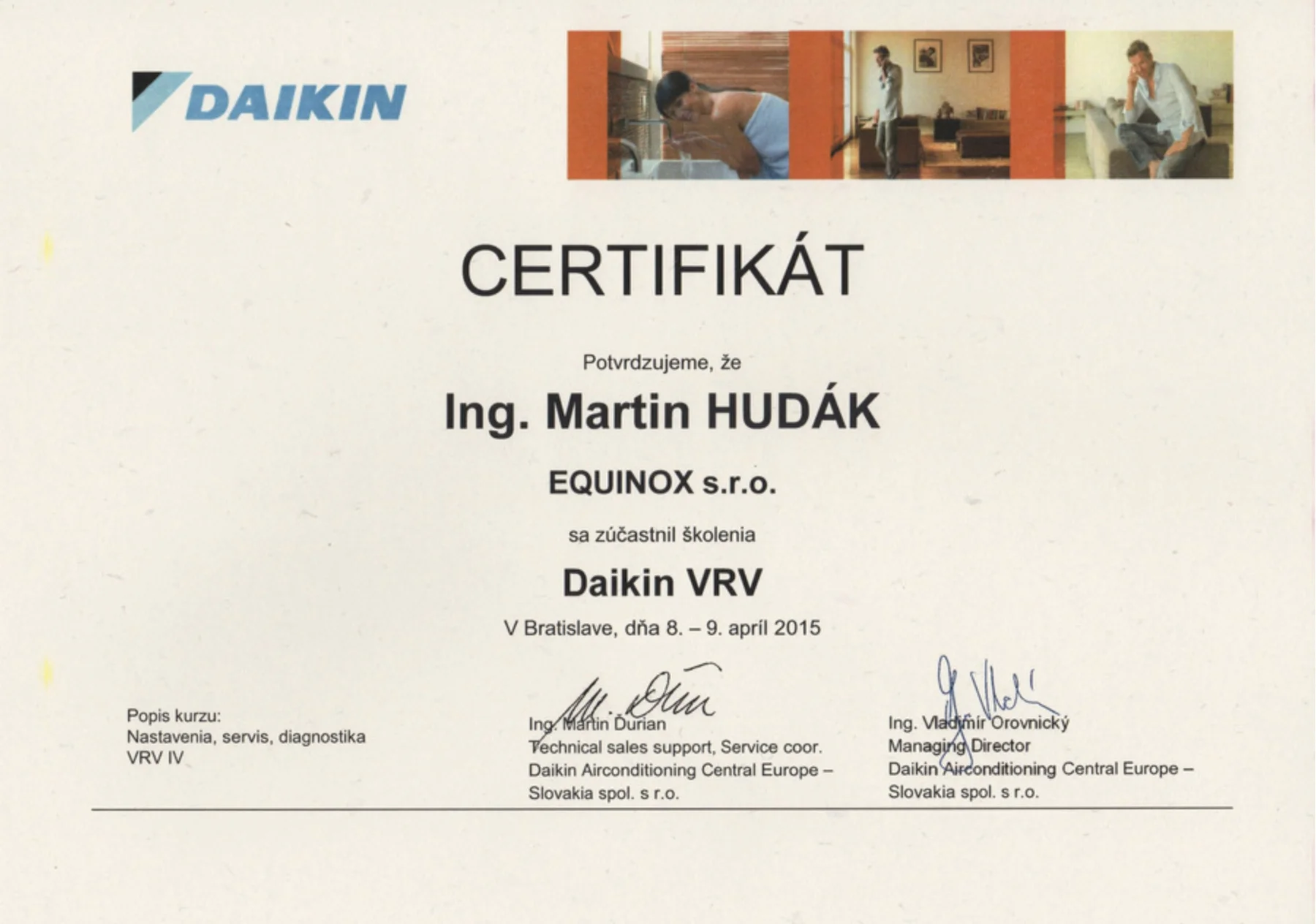 Školenie Daikin