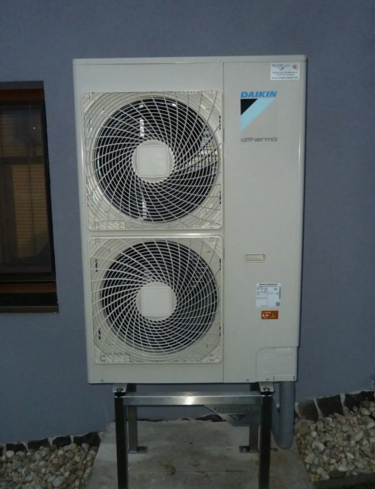 Inštalácia tepelného čerpadla Daikin Altherma LT 14 kW – Rodinný dom, Badín