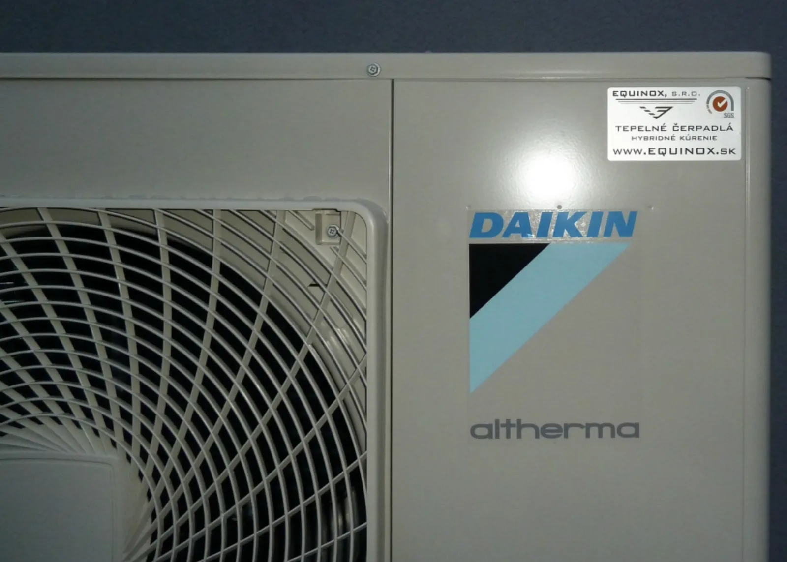 Inštalácia tepelného čerpadla Daikin Altherma LT 14 kW – Rodinný dom, Badín