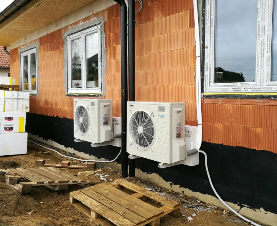 Tepelné čerpadlo Daikin Altherma LT 6kW s chladením rodinný dom Hainbach-Aurach am Hongar