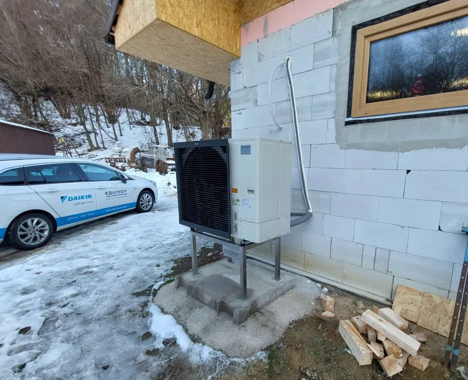Tepelné čerpadlo vzduch voda Daikin Altherma 3 11kW s chladením rodinný dom Veľké Pole