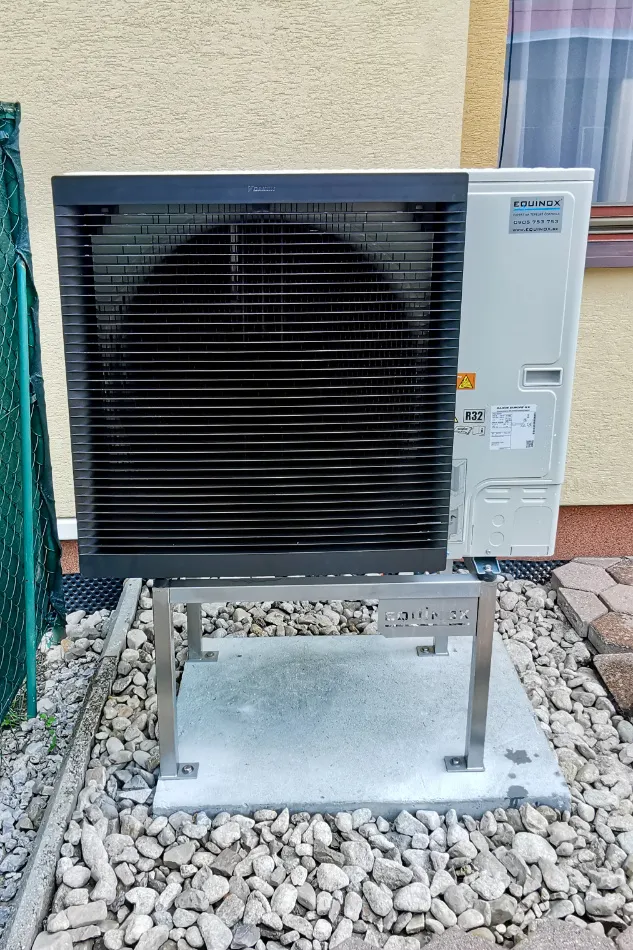 Tepelné čerpadlo vzduch voda Daikin Altherma 3 14kW rodinný dom Liptovská Lúžna