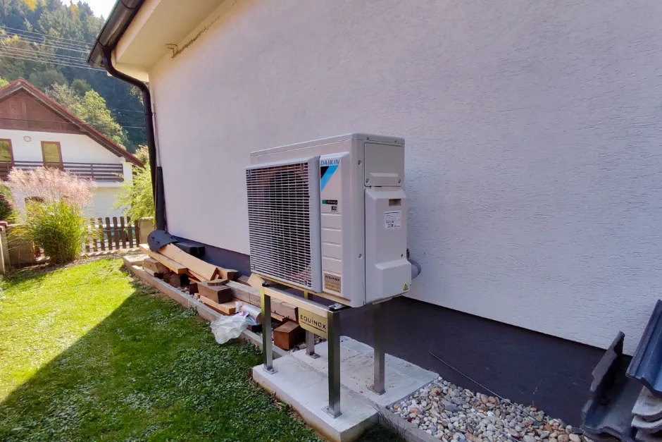 Tepelné čerpadlo vzduch voda Daikin Altherma 3 6kW rodinný dom Ponická Huta