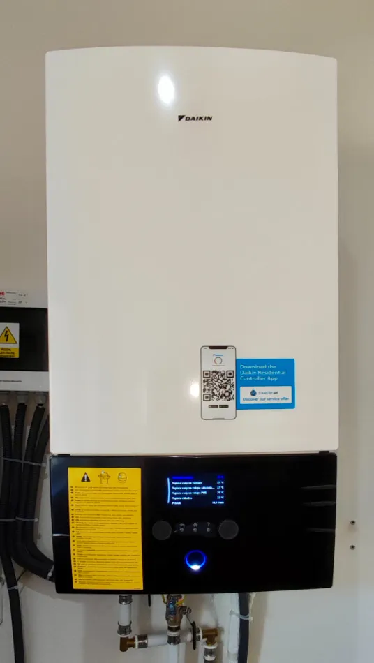Tepelné čerpadlo vzduch voda Daikin Altherma 3 6kW rodinný dom Ponická Huta