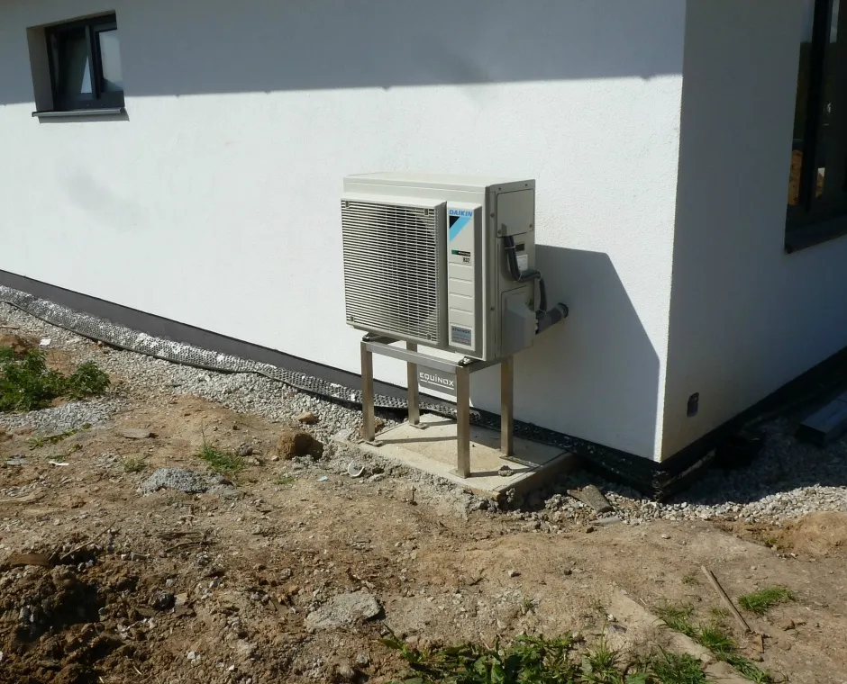 Tepelné čerpadlo vzduch voda Daikin Altherma 3 6kW rodinný dom Sebedín - Bečov