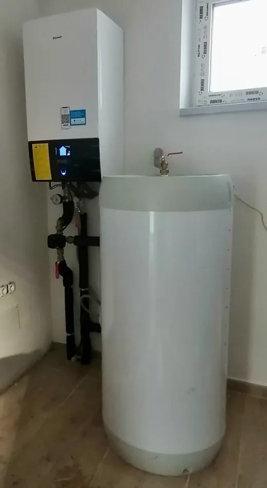 Tepelné čerpadlo vzduch voda Daikin Altherma 3 6kW rodinný dom Tekovská Breznica