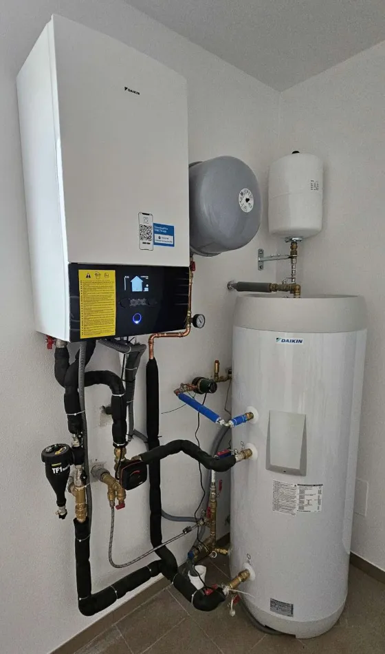Tepelné čerpadlo vzduch voda Daikin Altherma 3 6kW rodinný dom Trenčianske Jastrabie