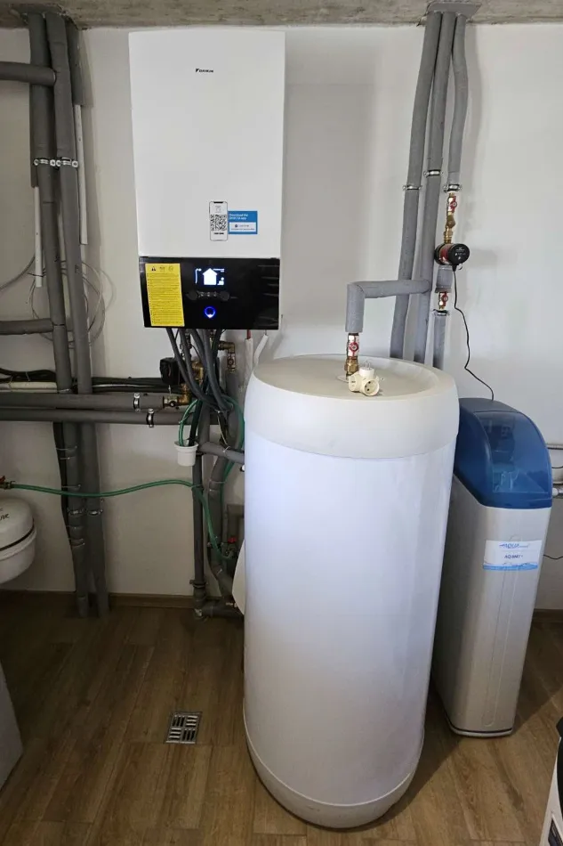 Tepelné čerpadlo vzduch voda Daikin Altherma 3 6kW rodinný dom Veľké Zálužie