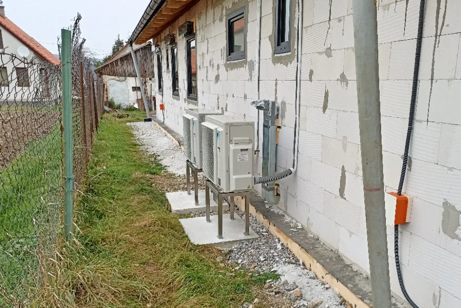 Tepelné čerpadlo vzduch voda Daikin Altherma 3 6kW rodinný dom Žirany