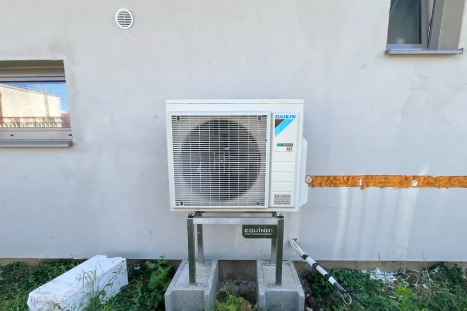 Tepelné čerpadlo vzduch voda Daikin Altherma 3 6kW s chladením rod. dom Michal nad Žitavou