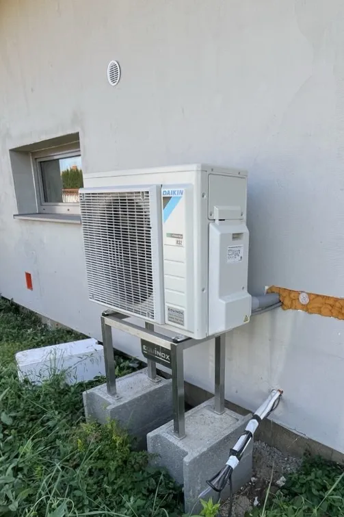 Tepelné čerpadlo vzduch voda Daikin Altherma 3 6kW s chladením rod. dom Michal nad Žitavou
