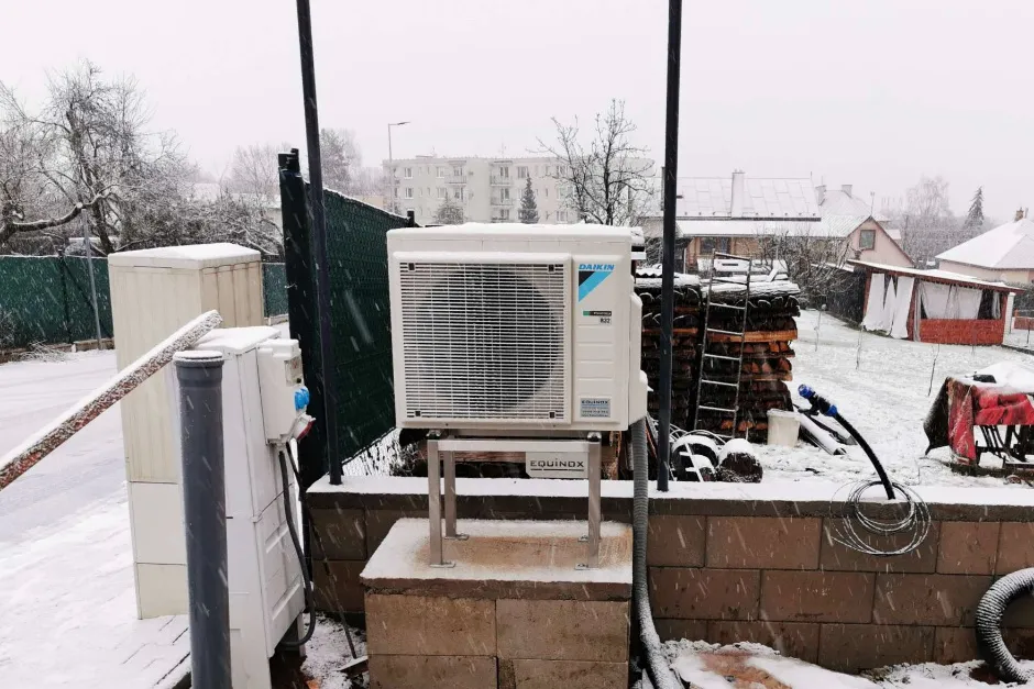 Tepelné čerpadlo vzduch voda Daikin Altherma 3 6kW s chladením rodinný dom Badín