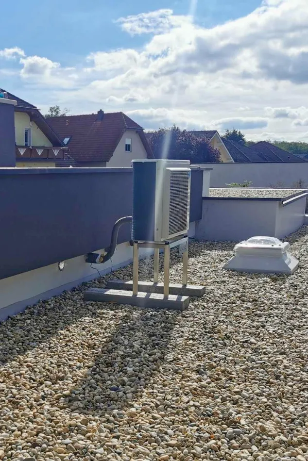 Tepelné čerpadlo vzduch voda Daikin Altherma 3 6kW s chladením rodinný dom Birkenweg