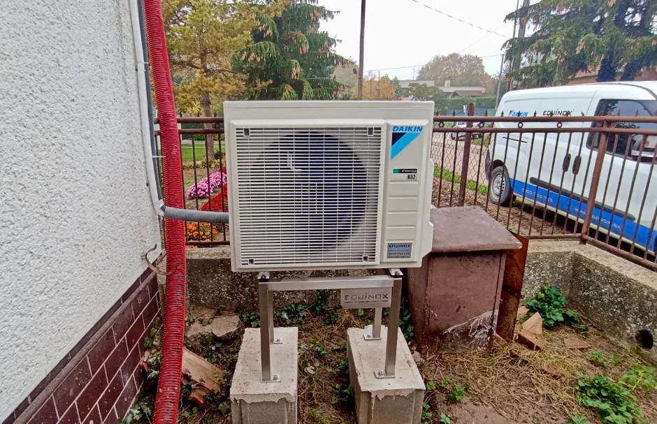 Tepelné čerpadlo vzduch voda Daikin Altherma 3 6kW s chladením rodinný dom Cabaj - Čápor