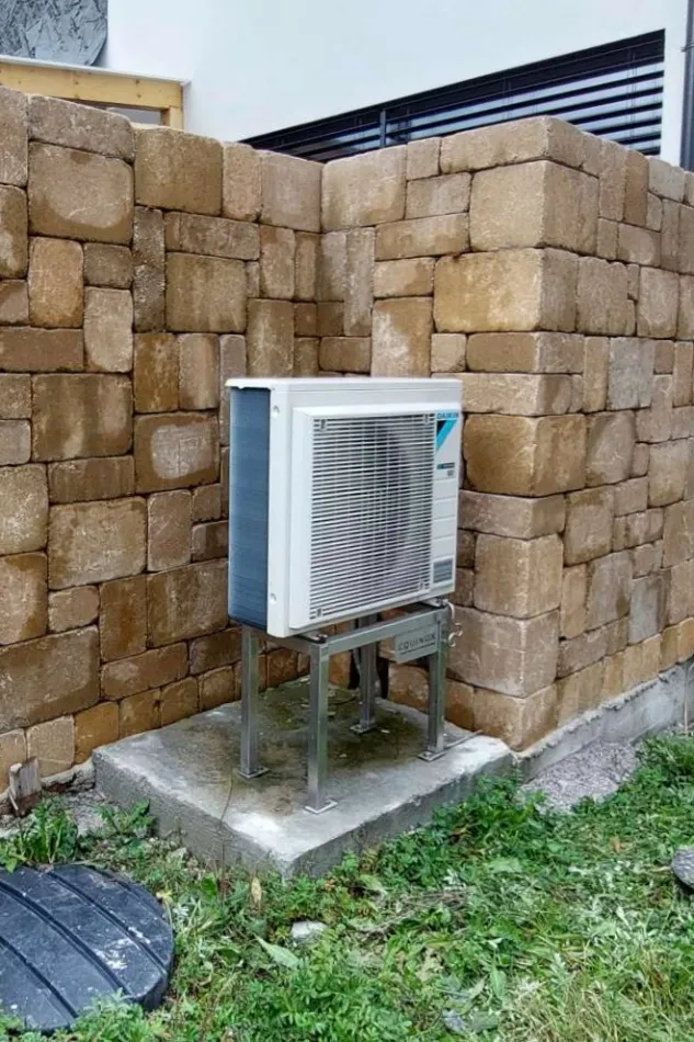 Tepelné čerpadlo vzduch voda Daikin Altherma 3 6kW s chladením rodinný dom Liptovská Osada