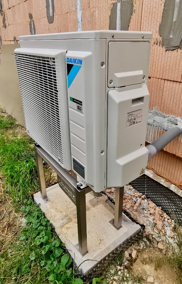 Tepelné čerpadlo vzduch voda Daikin Altherma 3 6kW s chladením rodinný dom Párovské Háje