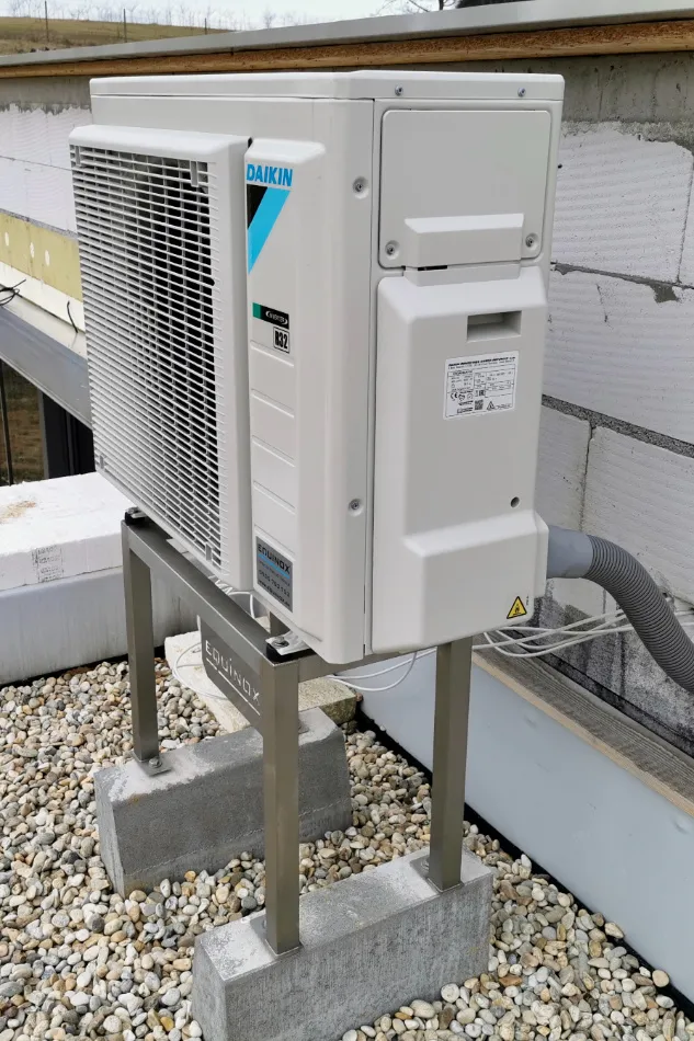 Tepelné čerpadlo vzduch voda Daikin Altherma 3 6kW s chladením rodinný dom Veľké Vozokany