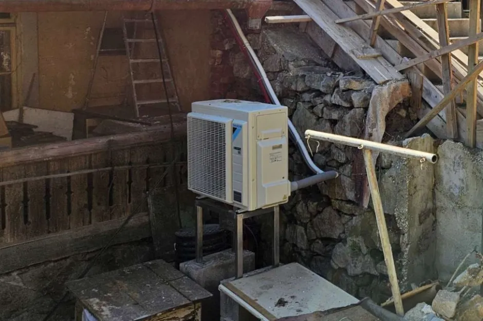 Tepelné čerpadlo vzduch voda Daikin Altherma 3 8kW rodinný dom Banská Štiavnica