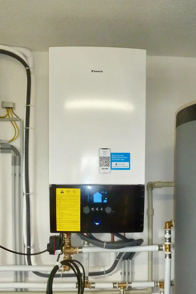 Tepelné čerpadlo vzduch voda Daikin Altherma 3 8kW rodinný dom Detvianska Huta
