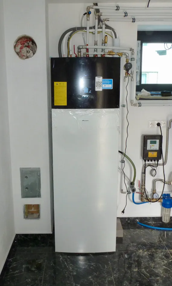 Tepelné čerpadlo vzduch voda Daikin Altherma 3 8kW rodinný dom Dolná Mariková