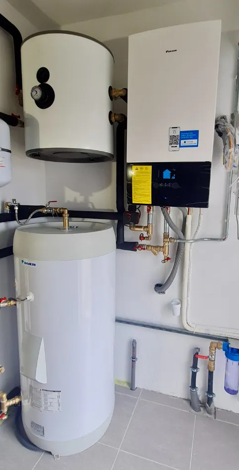 Tepelné čerpadlo vzduch voda Daikin Altherma 3 8kW rodinný dom Krupina