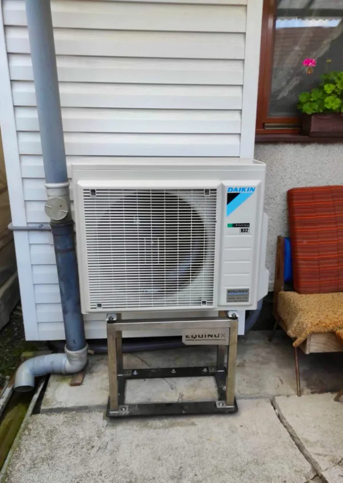 Tepelné čerpadlo vzduch voda Daikin Altherma 3 8kW rodinný dom Liptovská Lužná