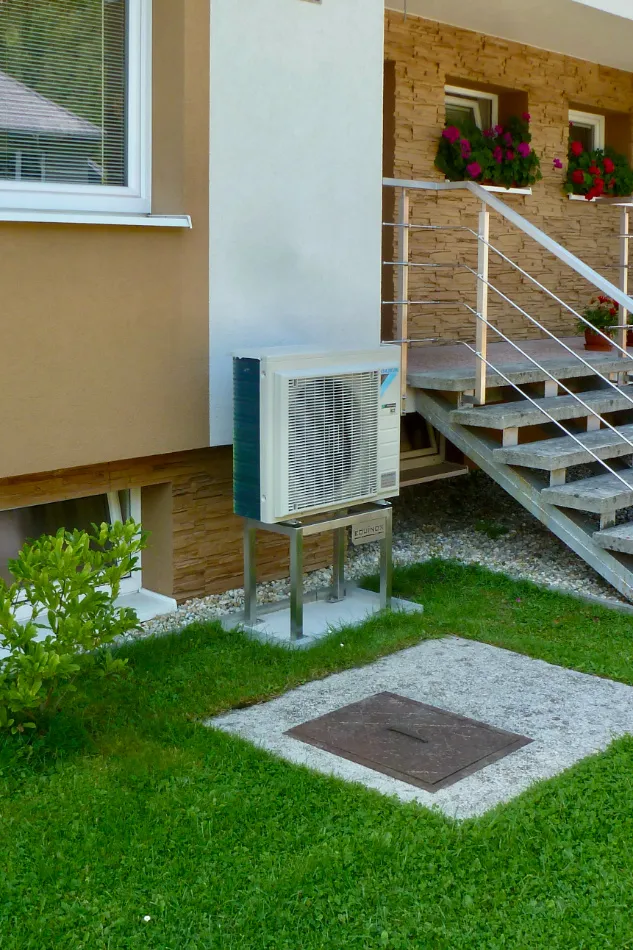 Tepelné čerpadlo vzduch voda Daikin Altherma 3 8kW rodinný dom Liptovská Osada