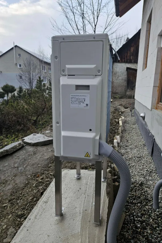 Tepelné čerpadlo vzduch voda Daikin Altherma 3 8kW rodinný dom Liptovský Ondrej
