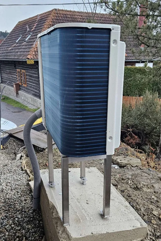 Tepelné čerpadlo vzduch voda Daikin Altherma 3 8kW rodinný dom Liptovský Ondrej