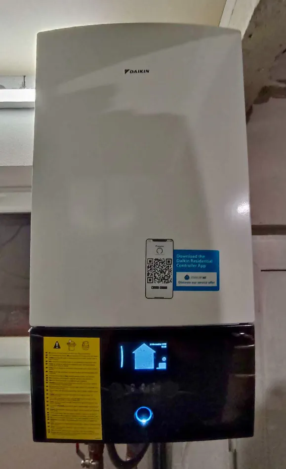 Tepelné čerpadlo vzduch voda Daikin Altherma 3 8kW rodinný dom Liptovský Peter