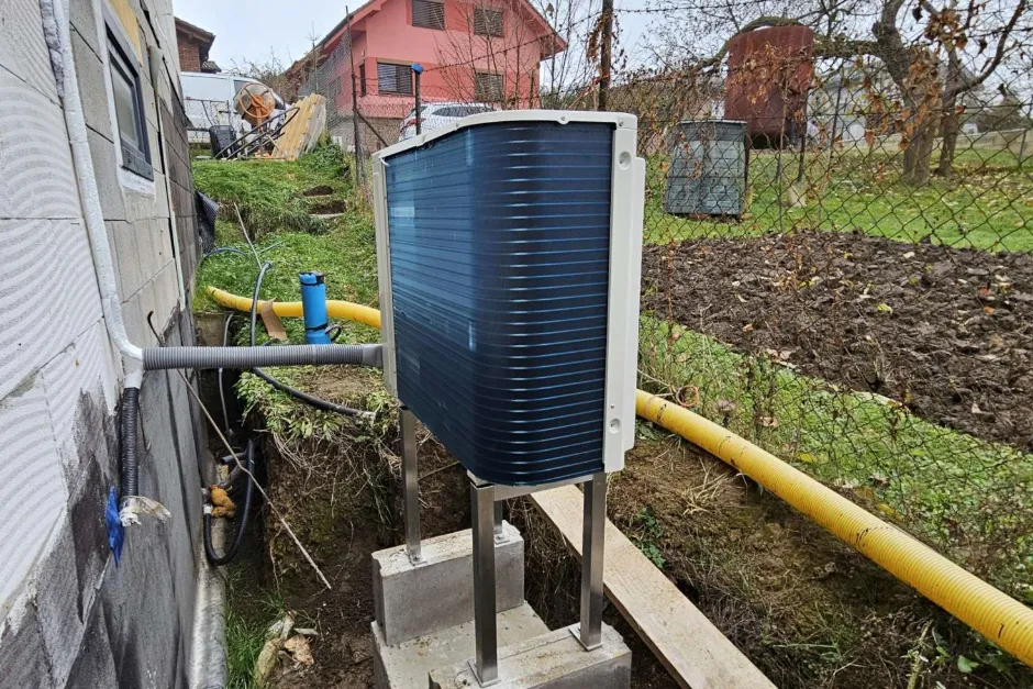 Tepelné čerpadlo vzduch voda Daikin Altherma 3 8kW rodinný dom Trenčianska Turná