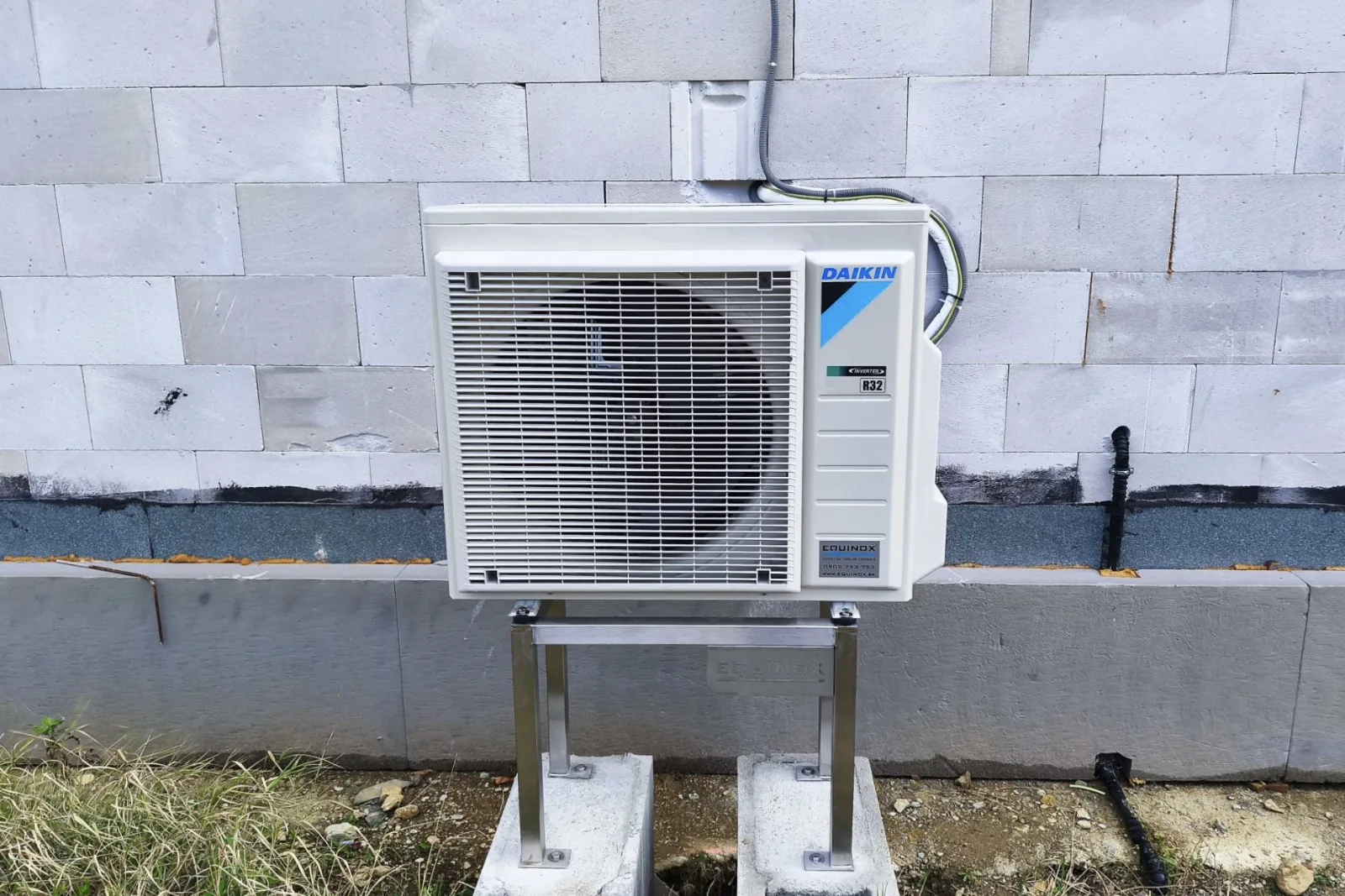 Tepelné čerpadlo vzduch voda Daikin Altherma 3 8kW s chladením rodinný dom Diviaky nad Nitricou