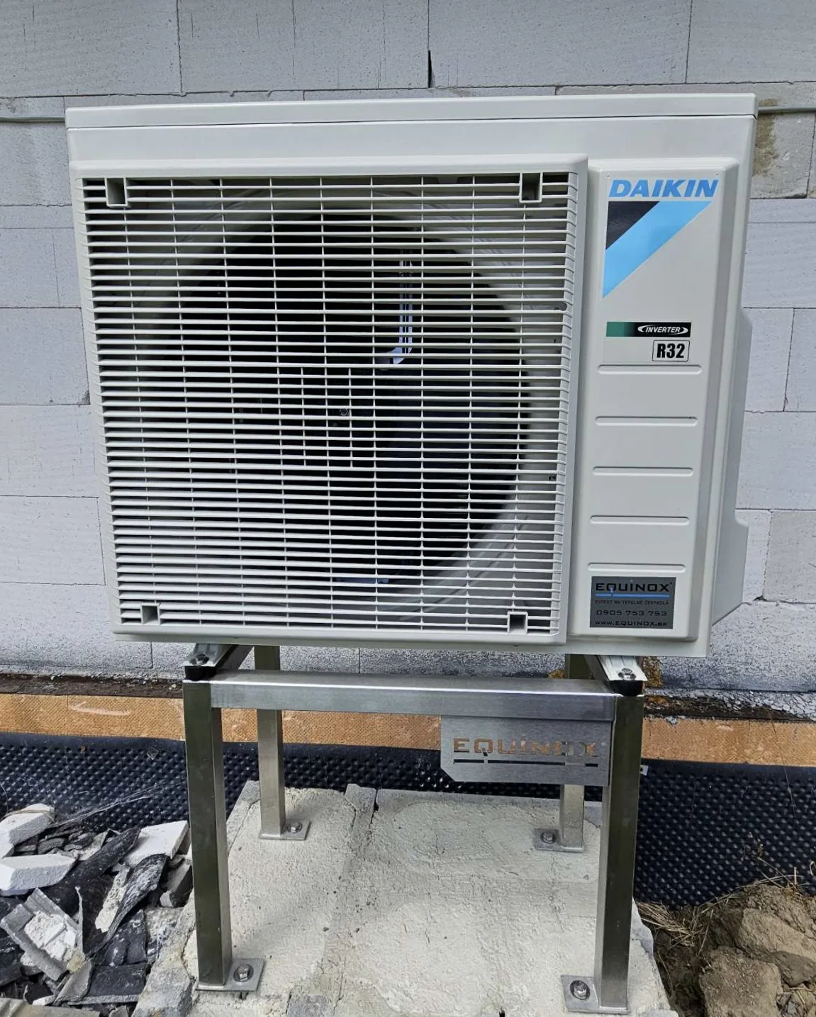 Tepelné čerpadlo vzduch voda Daikin Altherma 3 8kW s chladením rodinný dom Horná Breznica