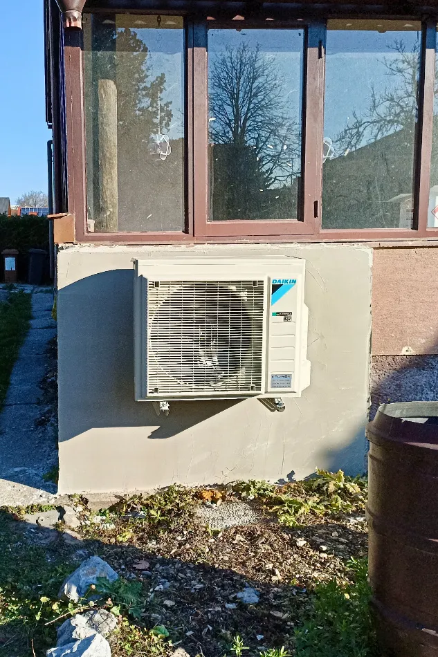 Tepelné čerpadlo vzduch voda Daikin Altherma 3 8kW s chladením rodinný dom Kittsee