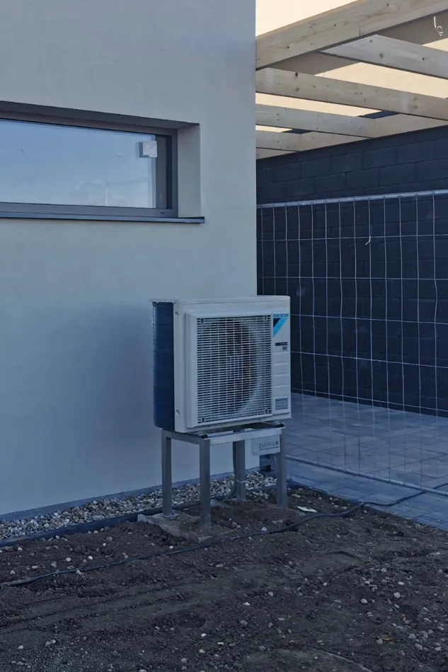 Tepelné čerpadlo vzduch voda Daikin Altherma 3 8kW s chladením rodinný dom Kittsee
