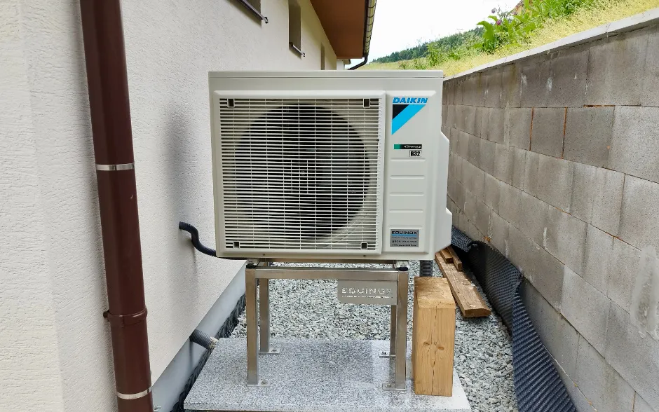 Tepelné čerpadlo vzduch voda Daikin Altherma 3 8kW s chladením rodinný dom Necpaly