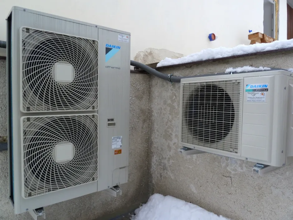Tepelné čerpadlo vzduch voda Daikin Altherma HT 16kW a klimatizácia RD Banská Štiavnica