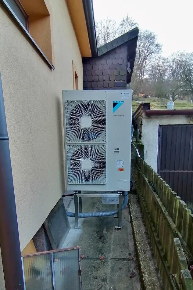 Tepelné čerpadlo vzduch voda Daikin Altherma HT vysokoteplotné 11kW rodinný dom Marianka