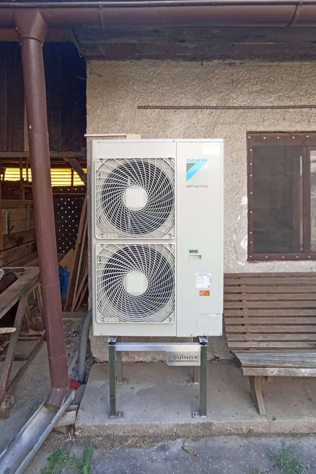 Tepelné čerpadlo vzduch voda Daikin Altherma HT vysokoteplotné 14kW rodinný dom Môlča