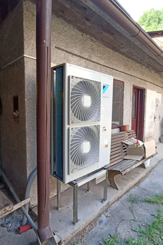 Tepelné čerpadlo vzduch voda Daikin Altherma HT vysokoteplotné 14kW rodinný dom Môlča