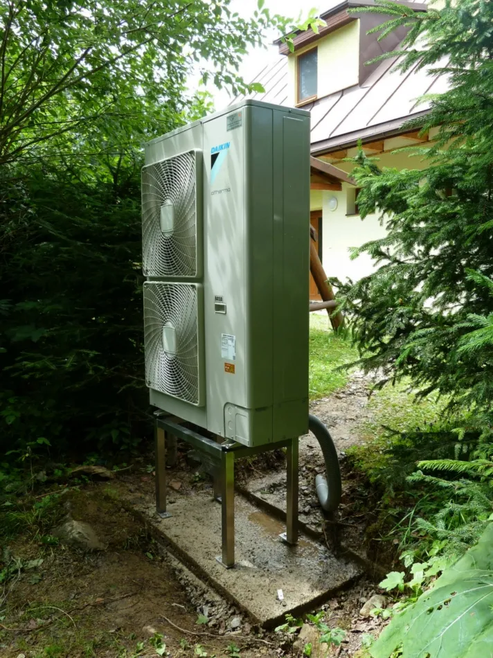 Tepelné čerpadlo vzduch voda Daikin Altherma HT vysokoteplotné 16kW rodinný dom Donovaly