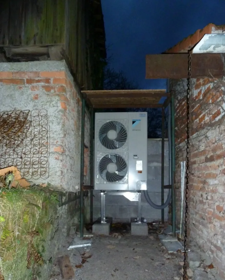 Tepelné čerpadlo vzduch voda Daikin Altherma HT vysokoteplotné 16kW rodinný dom Tajov