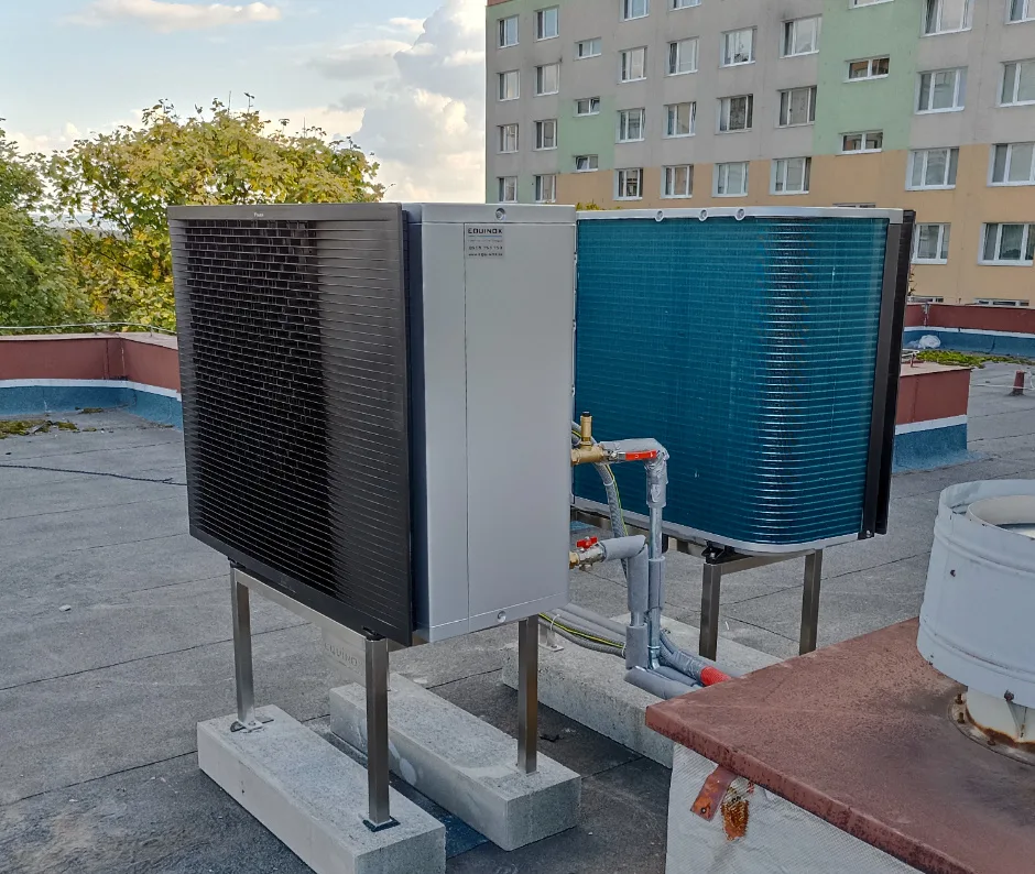 Tepelné čerpadlo vzduch voda Daikin Altherma HT3 vysokoteplotné 14kW masážny sálon Lučenec