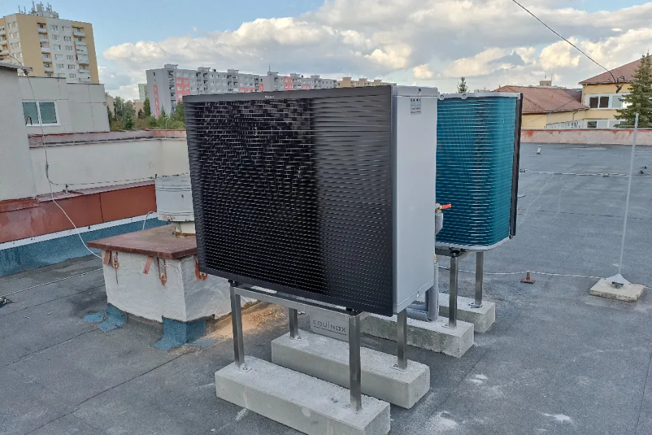Tepelné čerpadlo vzduch voda Daikin Altherma HT3 vysokoteplotné 18kW masážny sálon Lučenec